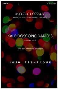Kaleidoscopic Dances Concert Band sheet music cover Thumbnail